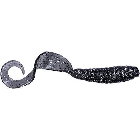 Got-Cha Curltail Grub, 3 SmokeSilver Flake, 30PK H3CT30-7S